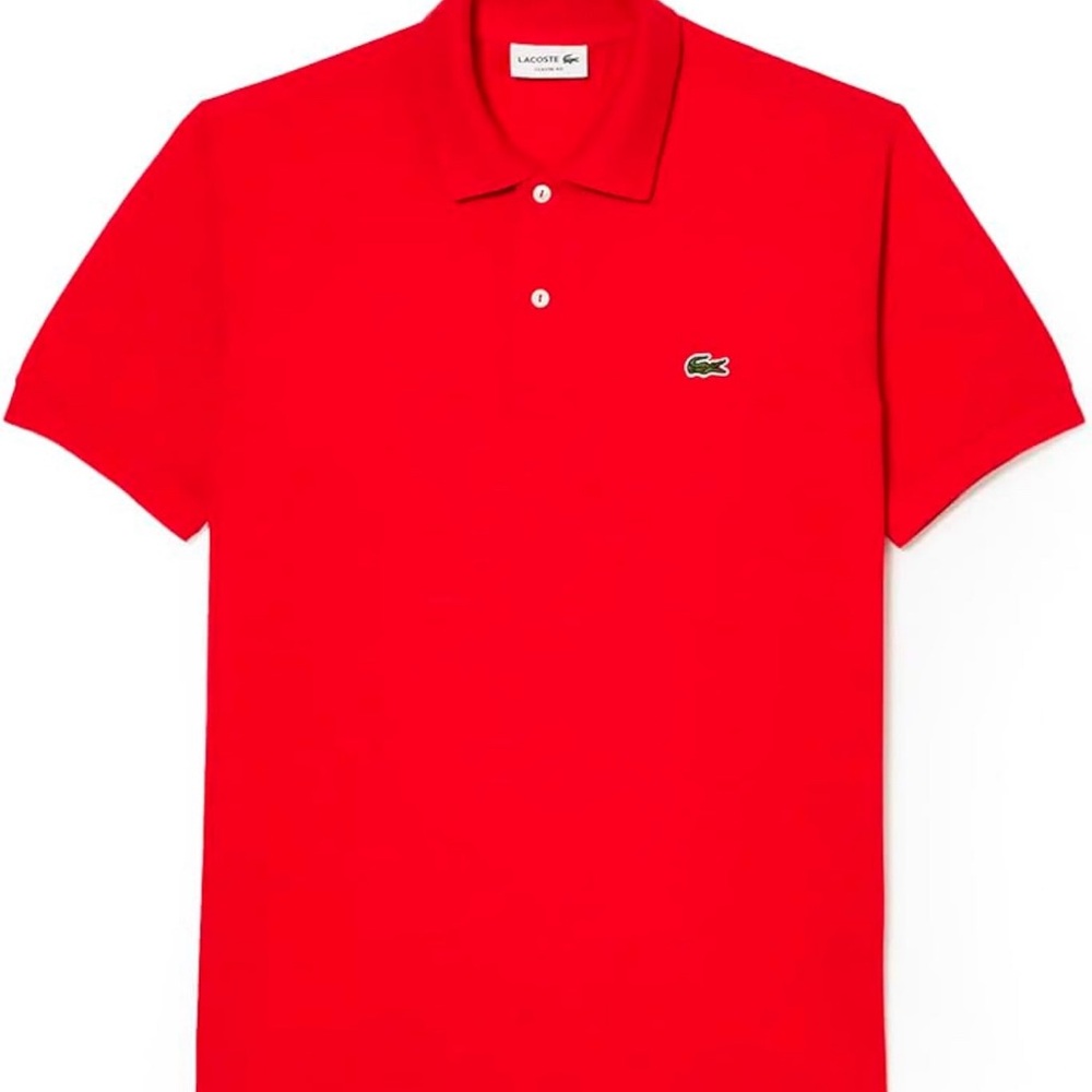 🐊NWT Lacoste Men's Short Sleeved Ribbed Collar Shirt